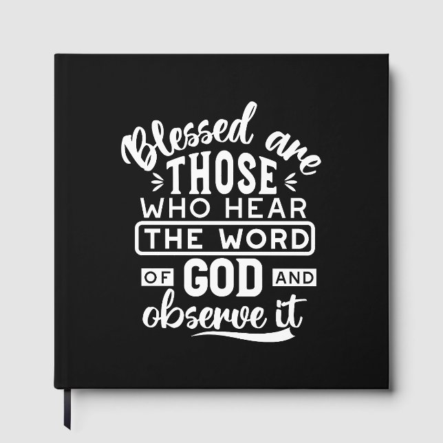 Faith and Obedience – Inspirational Scripture Guest Book (Front)