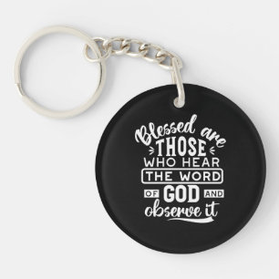 Faith and Obedience – Inspirational Scripture Key Ring