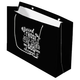 Faith and Obedience – Inspirational Scripture Large Gift Bag
