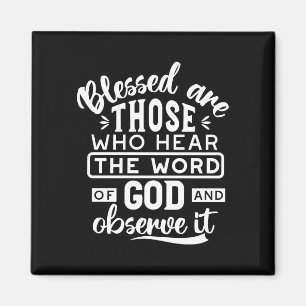 Faith and Obedience – Inspirational Scripture Magnet
