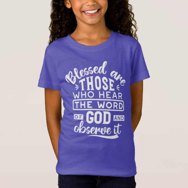 Faith and Obedience – Inspirational Scripture T-Shirt (Front)