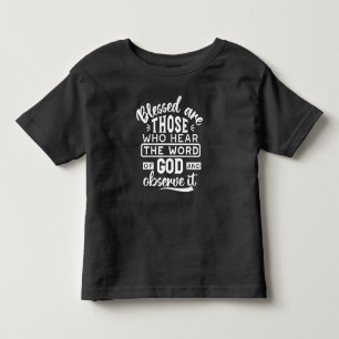 Faith and Obedience – Inspirational Scripture Toddler T-Shirt