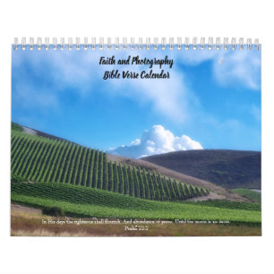 Faith and Photography Bible Verse Calendar