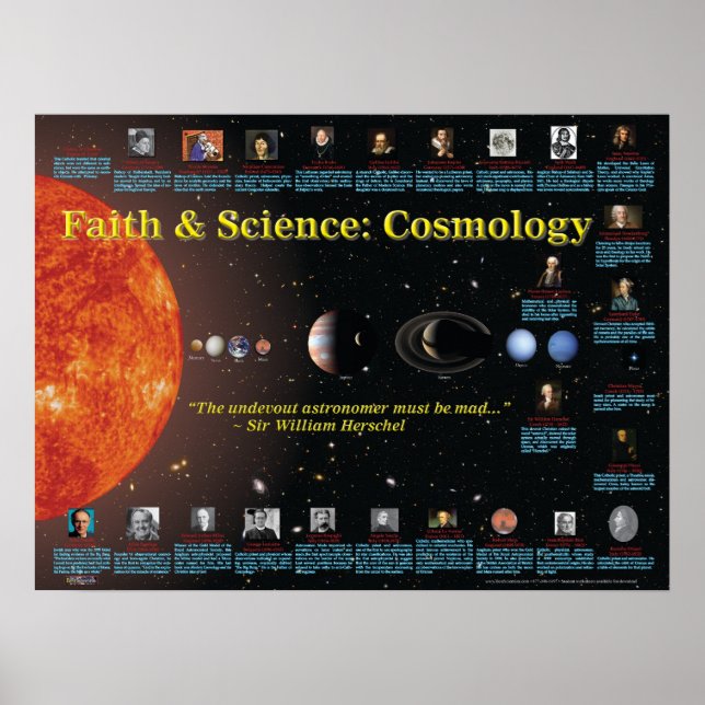 Faith and Science: Cosmology Poster (Front)