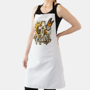 Faith and Sunflowers Apron