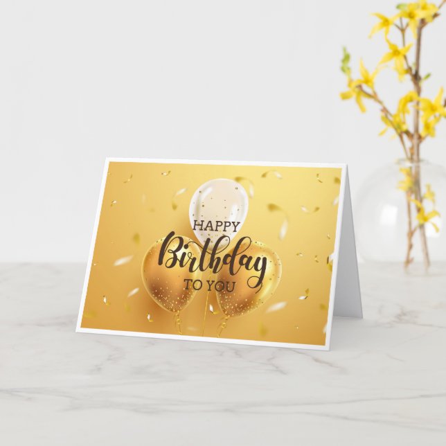 Faith Based Birthday Card (Yellow Flower)