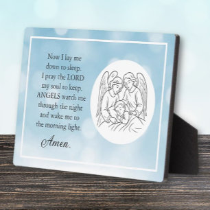 Faith Based Children's (Boy) prayer Plaque