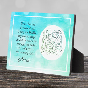 Faith Based Children's (Boy) prayer Plaque