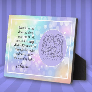 Faith Based Children's prayer bedside Plaque