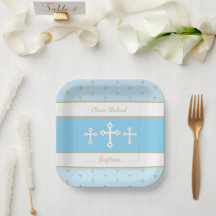 Faith-based, Christian baptism  Paper Plates