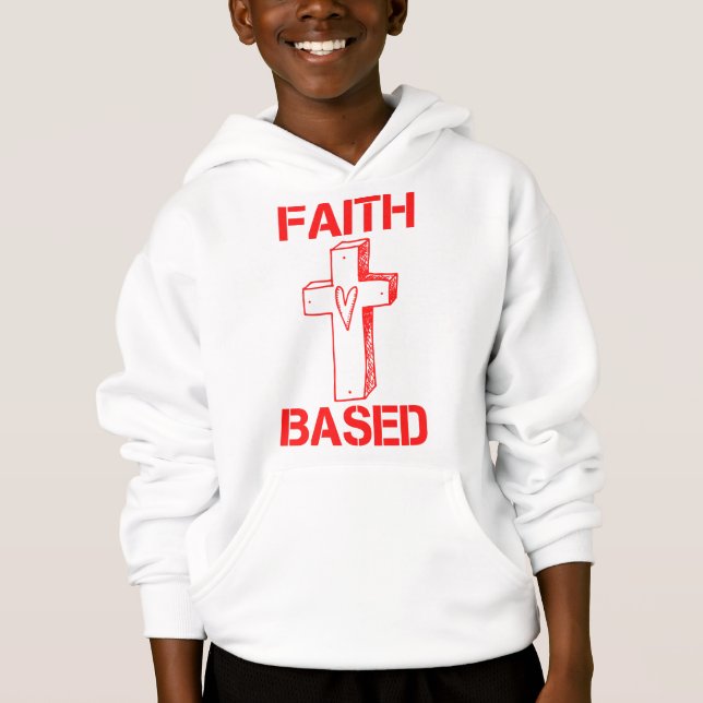 Faith Based Cross And Heart Boy's (Front)