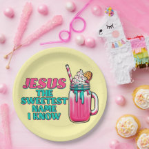 Faith Based Party plate