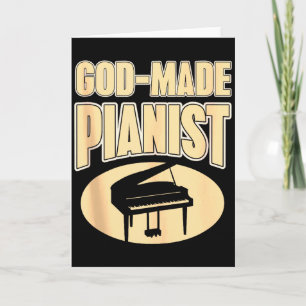 Faith-based Pianist Christian Music Inspiration Ta Card