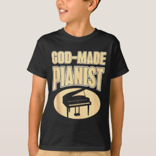 Faith-based Pianist Christian Music Inspiration Ta T-Shirt