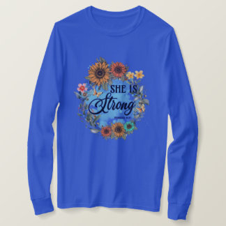 Faith Based Women's Shirt - She Is Strong