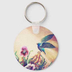 Faith Bird Key Ring