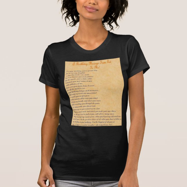 Faith Birthday Tee Shirt (Front)