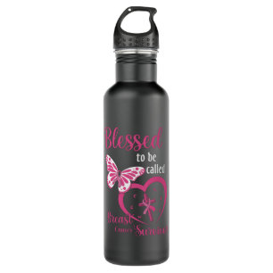 Faith Blessed To be called Breast Cancer Survivor 710 Ml Water Bottle