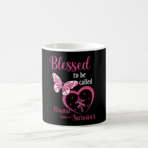 Faith Blessed To be called Breast Cancer Survivor Coffee Mug