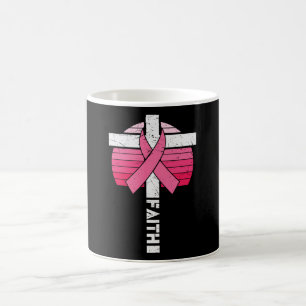 Faith Breast Cancer Awareness Christian Women Gift Coffee Mug