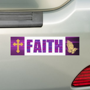 Faith bumper sticker
