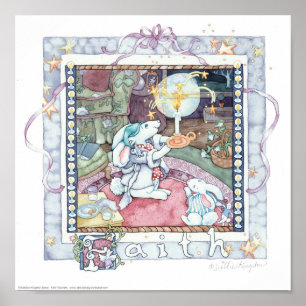 Faith Bunnies Poster