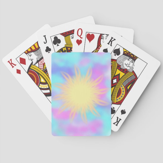 Faith ~ Burst Playing Cards (Back)