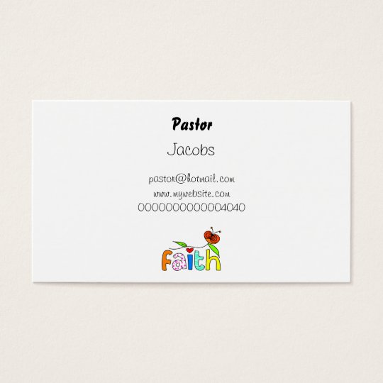 Faith, Business Card