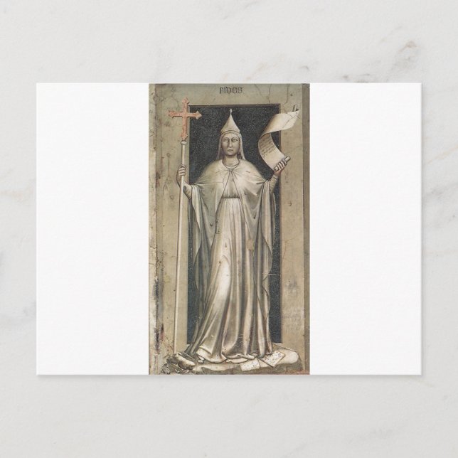Faith by Giotto Postcard (Front)