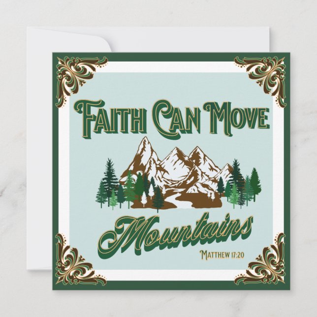 Faith Can Move Mountains  (Front)