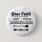 Faith Can Move Mountains Bible Verse Pin Button