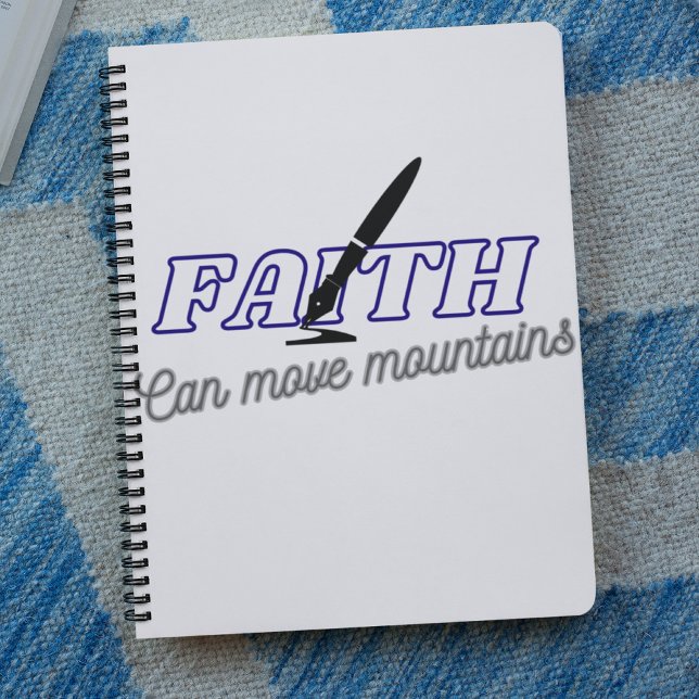 Faith Can Move Mountains Christian Notebook (Creator Uploaded)