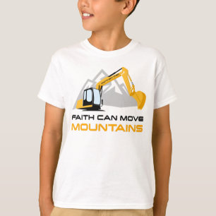 Faith Can Move Mountains – Kids & Adult Christian  T-Shirt