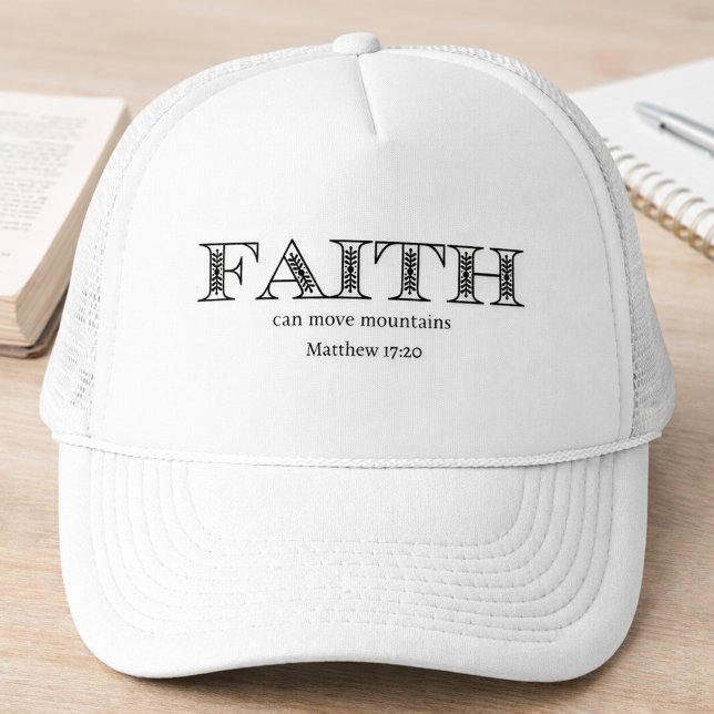 Faith can move mountains Trucker Hat (Creator Uploaded)