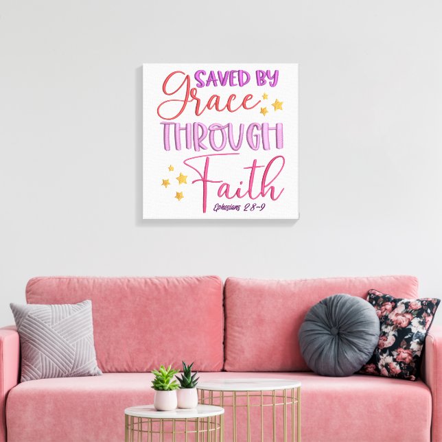Faith- Canvas (Gloss) Print (Insitu(LivingRoom))