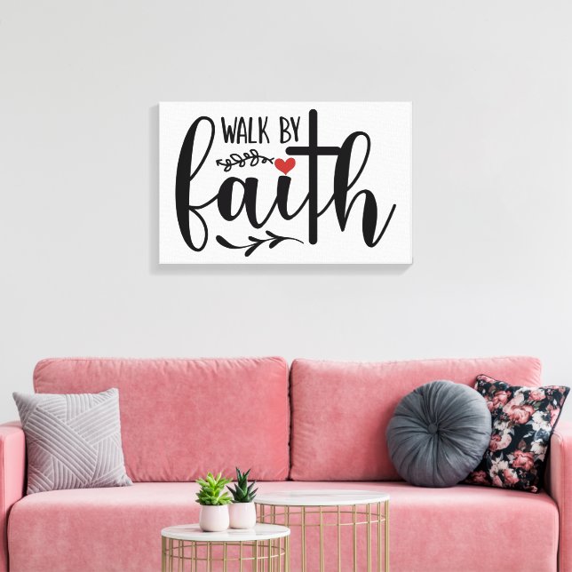 Faith Canvas Print (Insitu(LivingRoom))