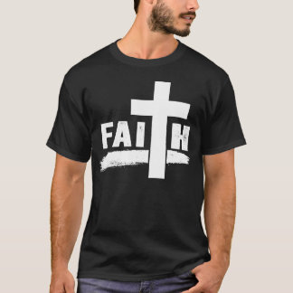 Faith Christian Cross Christianity Faith Design T-Shirt
