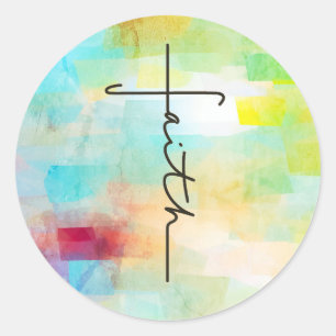 Faith Classic Round Sticker