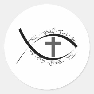 Faith Classic Round Sticker