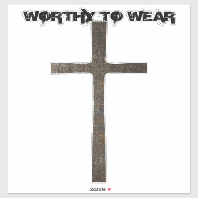 Faith Cross Armour- Worthy To Wear (Sheet)