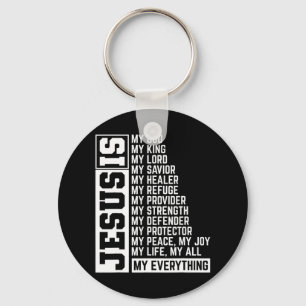 Faith Cross Christian Religious Jesus Lord Gift Je Key Ring