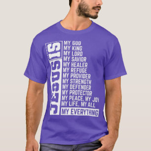 Faith Cross Christian Religious Jesus Lord Gift T-Shirt