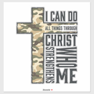 Faith Cross I Can Do All Things Christian Shirt