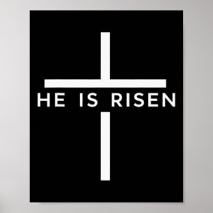 Faith Cross Jesus Resurrection Christians Poster