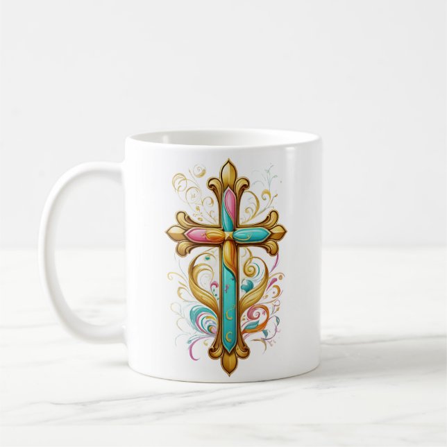 Faith Cross Mug (Left)