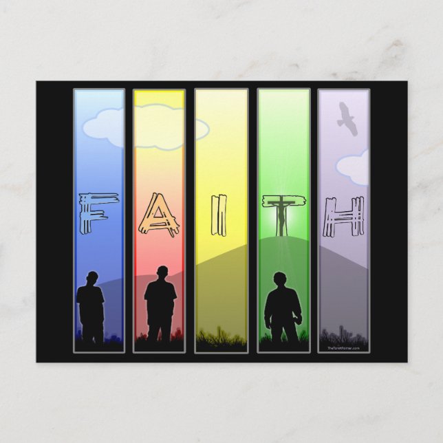 Faith Cross Postcard (Front)