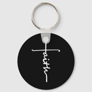 Faith Cross Quotes Christian Lion Luke For Men Wom Key Ring