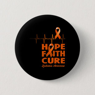 Faith Cure - Leukaemia Awareness  6 Cm Round Badge