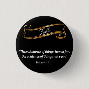Faith Definition 3 Cm Round Badge