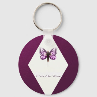 Faith Diamond Key Ring